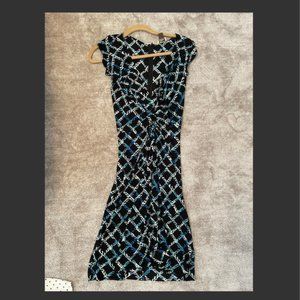 Knee Length Printed Dress- Issa London